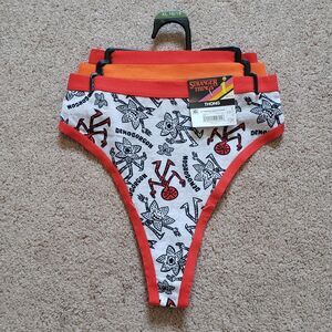 Official Netflix Stranger Things 3-pack Thong Underwear Demogorgon XL 16/18